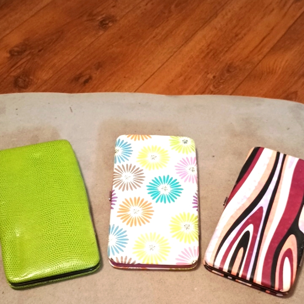 Colorful Wallet Trio